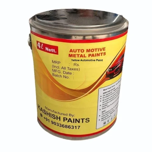 yellow automotive paint